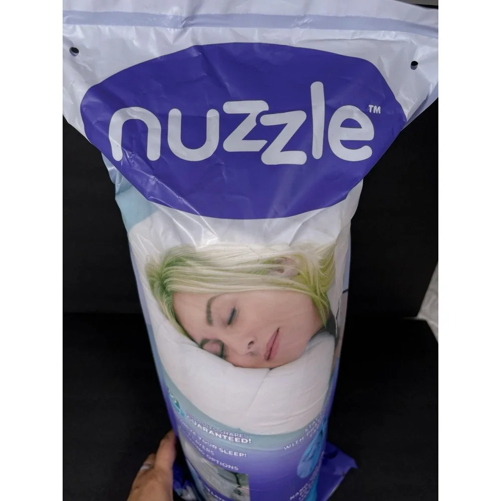 Nuzzle Cooling Adjustable Pillow Standard Size New Sealed Side Back Sleeper